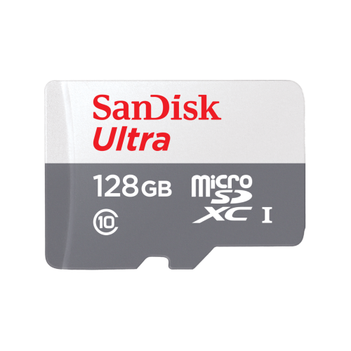 כרטיס זיכרון SanDisk Ultra SDSQUNR-128G Micro SD 100MB/s Class 10 נפח 128GB