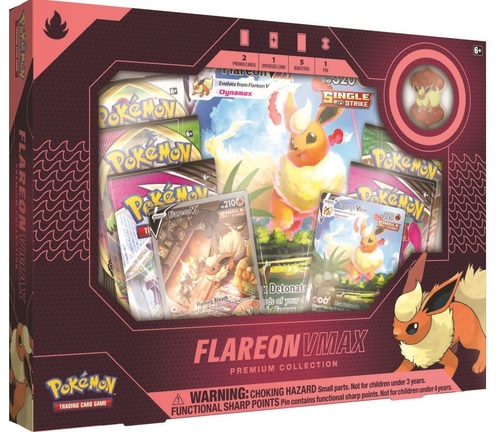 Pokemon TCG Vaporeon\Flareon\Jolteon VMAX Premium Pin Collection