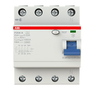 פחת ABB תלת פאזי ABB 4X40A 0.03A