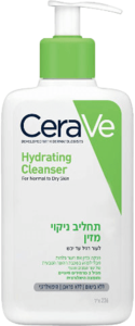 CeraVe | מ"ל 236 | תחליב ג'ל לניקוי | תחליב מזין עור רגיל עד יבש לפנים ולגוף 