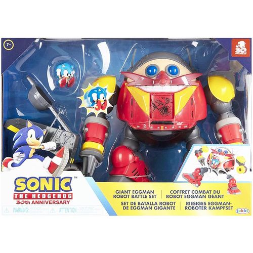 סוניק - מארז דמות אגמן עם בובת סוניק ומשגר - SONIC