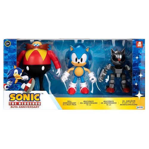 סוניק - מארז 3 דמויות 4 אינצ' - SONIC