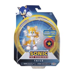 בובת סוניק טיילס ואביזר 4 אינטש - SONIC THE HEDGEHOG FIGURE TAILS
