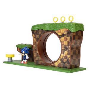 סוניק משחק אזור גבעה ירוקה - SONIC THE HEDGEHOG GREEN HILL ZONE