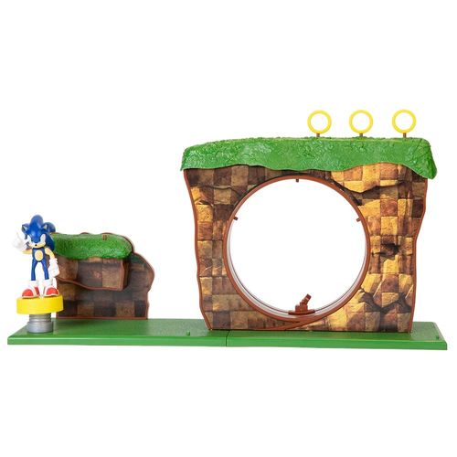 סוניק משחק אזור גבעה ירוקה - SONIC THE HEDGEHOG GREEN HILL ZONE