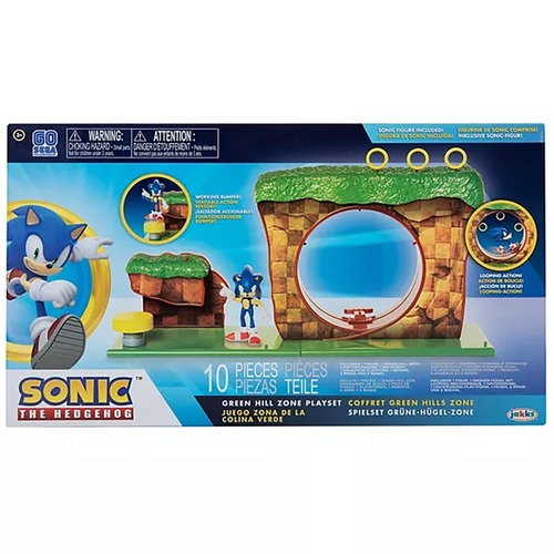 סוניק משחק אזור גבעה ירוקה - SONIC THE HEDGEHOG GREEN HILL ZONE