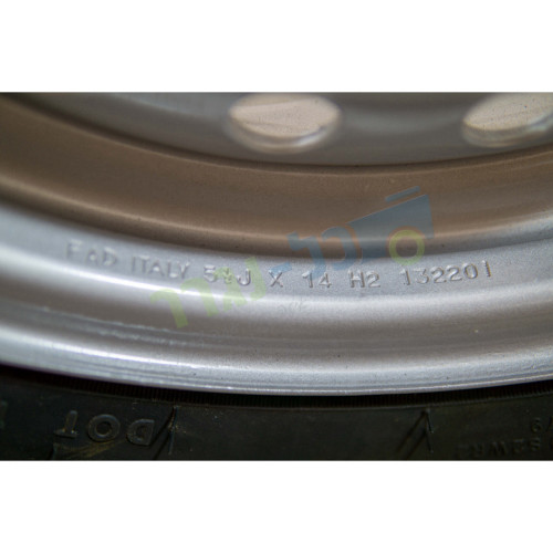 גלגל לנגרר 185R14C קוד עומס/מהירות 102Q מחוזק - חישוק 5 ברגים