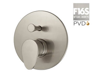 אינטרפוץ קומפלט 4 דרך 305188F16S נירוסטה מוברש PVD סדרת גל חמת 
