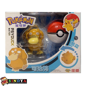 פוקימון - פוכדור ודמות פסידק POKEMON PSYDUCK