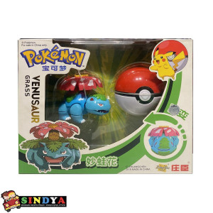 פוקימון - פוכדור ודמות וינוסאור POKEMON VENUSAUR