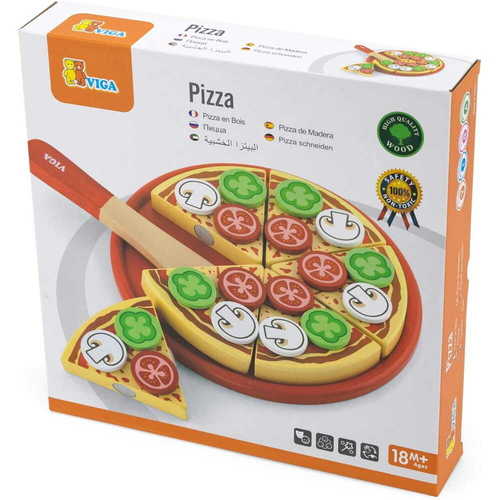 פיצה משפחתית על מגש עם תוספות - ויגה