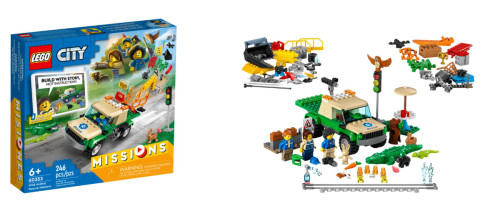 לגו - סיטי - משימת החילוץ של חיות הבר 60353 LEGO