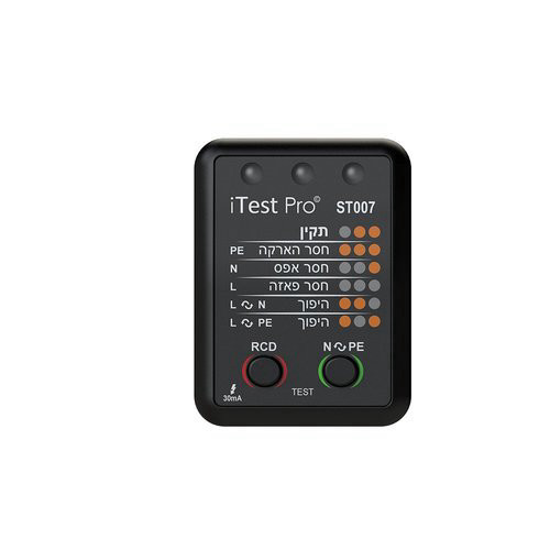 בודק שקע ישראלי iTest Nisko 
