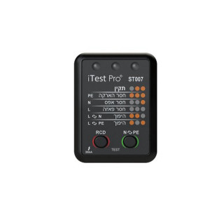 בודק שקע ישראלי iTest Nisko