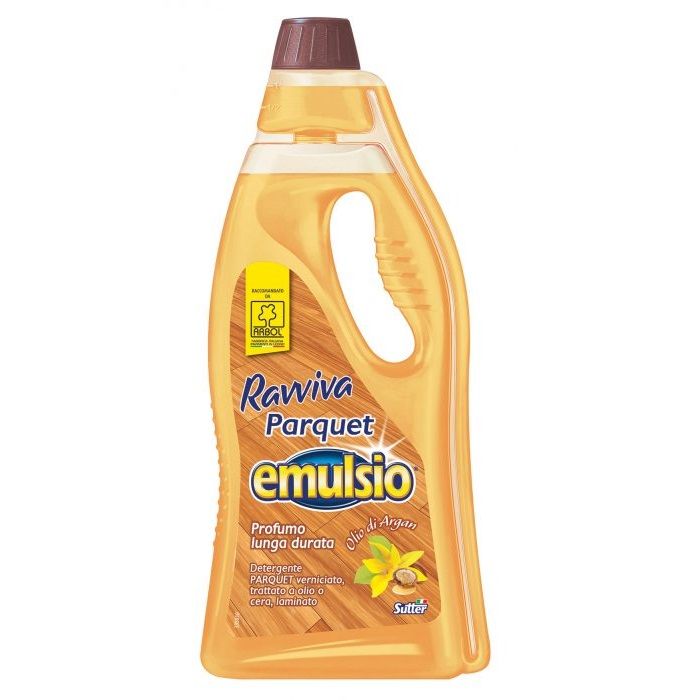 אמולסיו נוזל לשטיפה ריחני למשטחי עץ ופרקט Emulsio