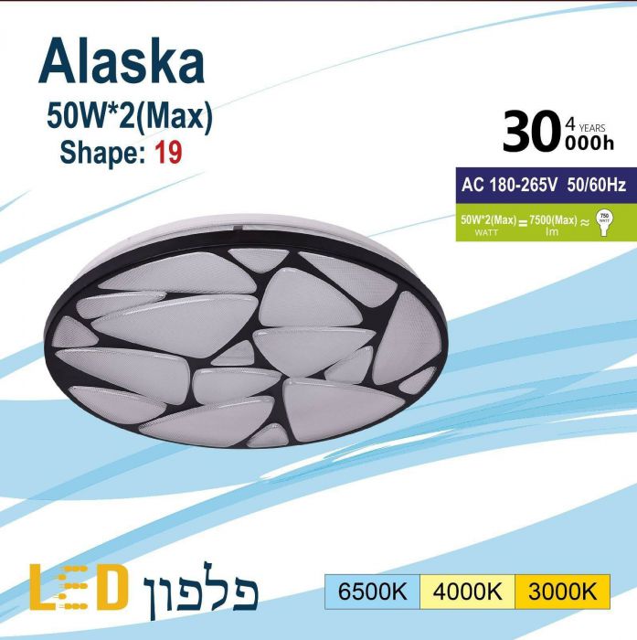 גוף תאורה Alaska מעוצב 50W*2