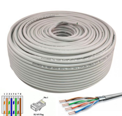 כבל CAT5E איכותי גליל 100 מטר