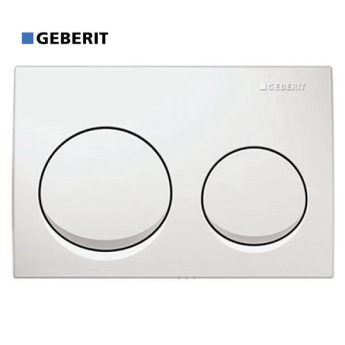 לחצן אלפא 10 עגול לבן GEBERIT 115.040.11.1 גבריט