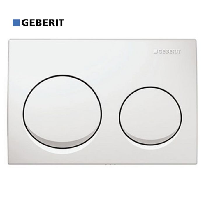 לחצן אלפא 10 עגול לבן GEBERIT 115.040.11.1 גבריט