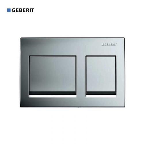 לחצן אלפא 15 מרובע כרום GEBERIT ALPHA15 115.045.21.1 גבריט