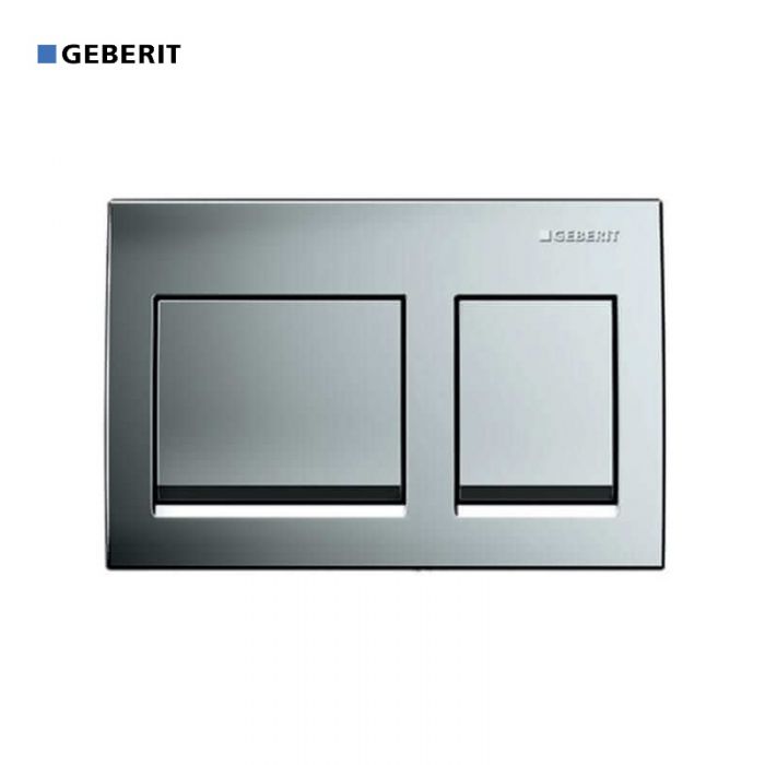 לחצן אלפא 15 מרובע כרום GEBERIT ALPHA15 115.045.21.1 גבריט