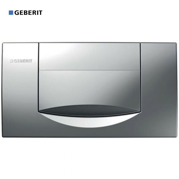 לחצן הפעלה ניאגרה סמויה Highline 200F START/STOP סאטן GEBERIT 115.222.46.1 גבריט