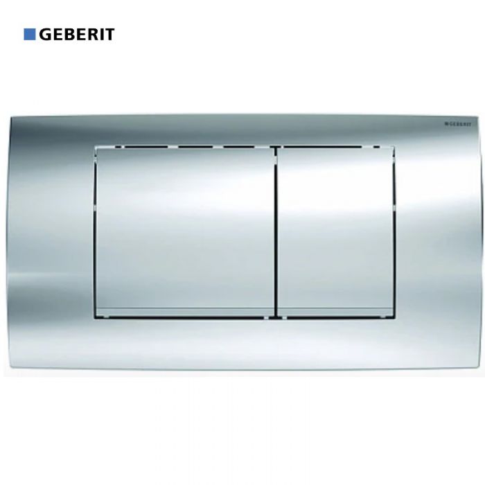 לחצן הפעלה ניאגרה סמויה Twinline30 115.899.KH.1 כרום GEBERIT גבריט
