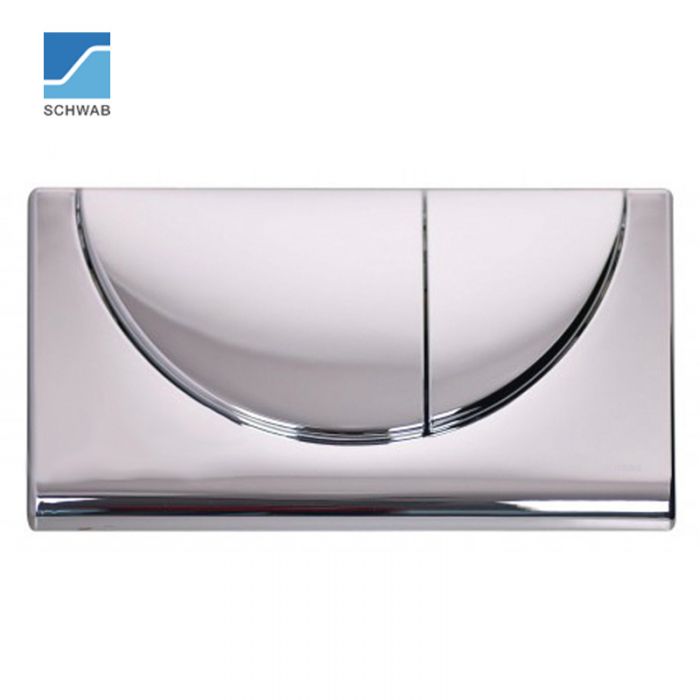 לחצן הפעלה ניאגרה סמויה שוואב SCHWAB VIVA DUO 227203 כרום