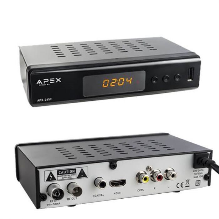 ממיר דיגיטלי DVB-T ‏ APEX-2659 Apex עידן+