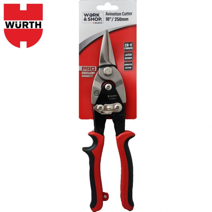 מספרי פח ישר 10" WURTH WORK&SHOP PRO וירט