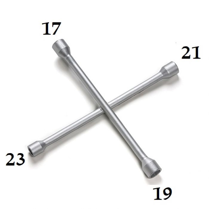 מפתח גלגלים צלב לרכב 17-19-21-23
