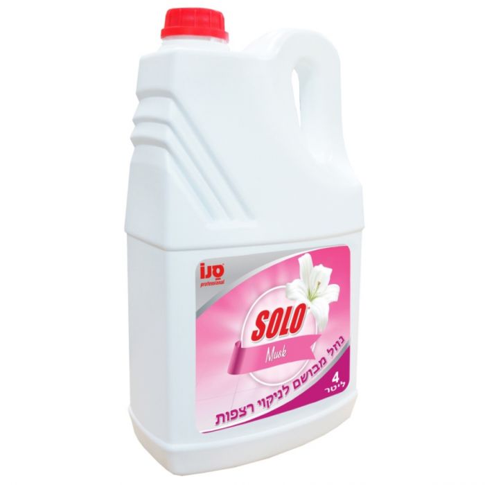 נוזל לשטיפת רצפות 4 ליטר  SOLO MUSK סנו