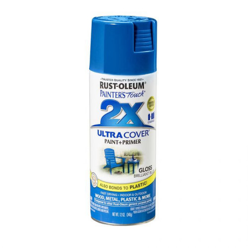 ספריי צבע 2X כחול מבריק 340 גרם RUST-OLEUM