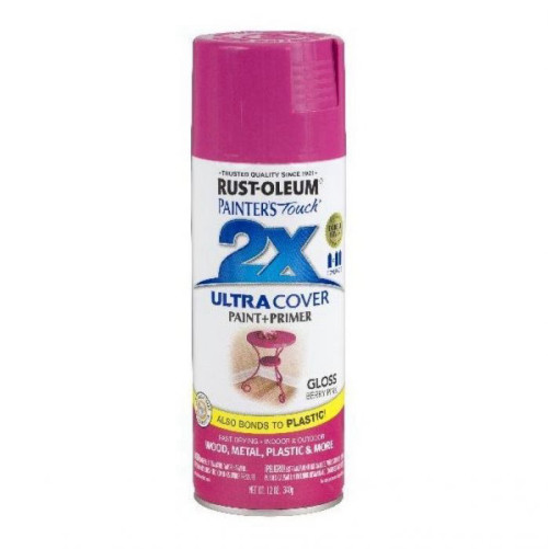 ספריי צבע 2X ורוד מבריק 340 גרם RUST-OLEUM