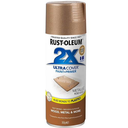 ספריי צבע 2X זהב אדום מטאלי RUST-OLEUM