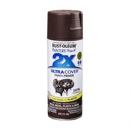 ספריי צבע 2X חום אספרסו משי RUST-OLEUM