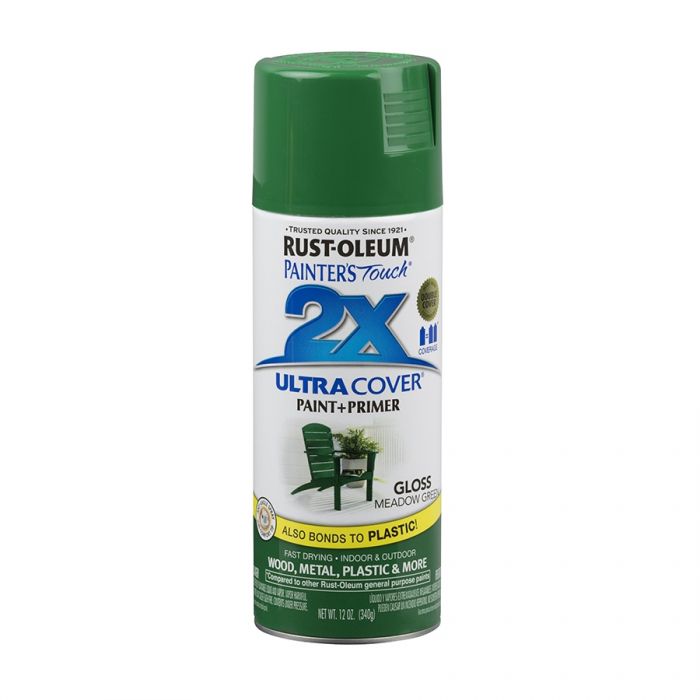 ספריי צבע 2X ירוק דשא מבריק RUST-OLEUM