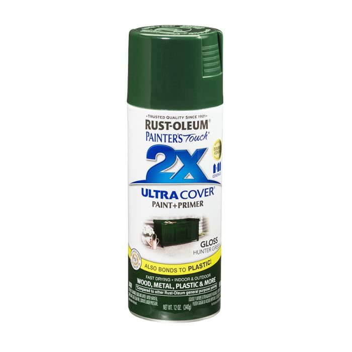 ספריי צבע 2X ירוק זית מבריק RUST-OLEUM