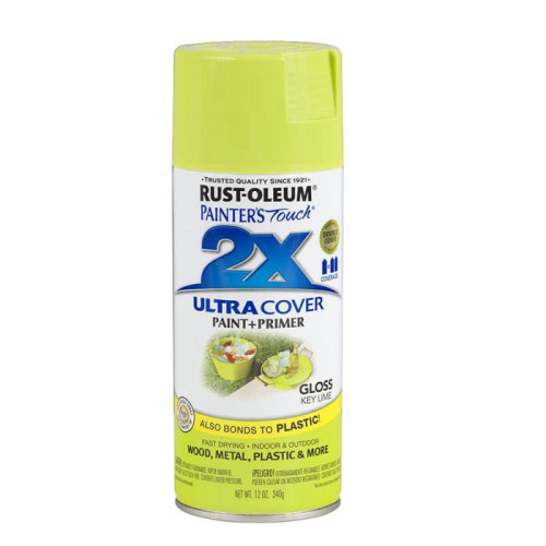 ספריי צבע 2X ירוק ליים מבריק RUST-OLEUM