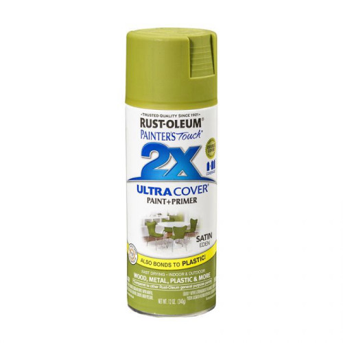 ספריי צבע 2X ירוק עדן משי RUST-OLEUM