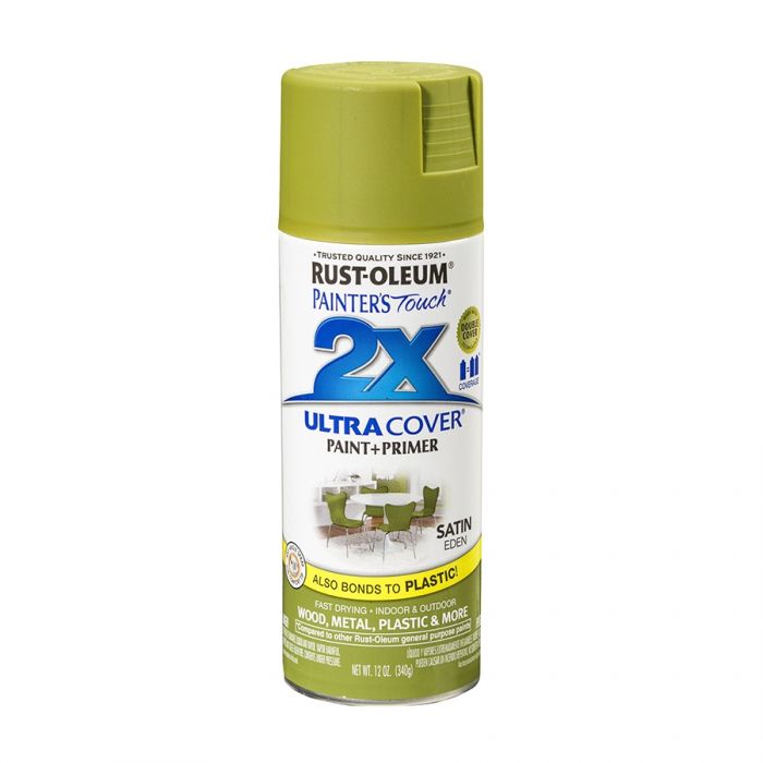 ספריי צבע 2X ירוק עדן משי RUST-OLEUM
