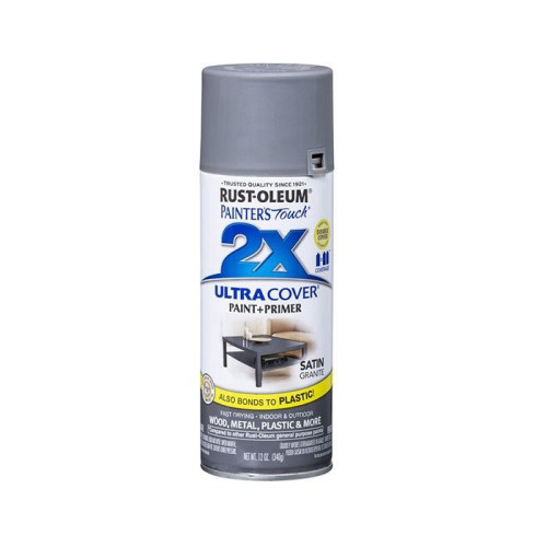 ספריי צבע 2X אפור גרניט משי RUST-OLEUM