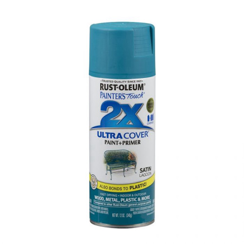 ספריי צבע 2X כחול לגונה משי RUST-OLEUM