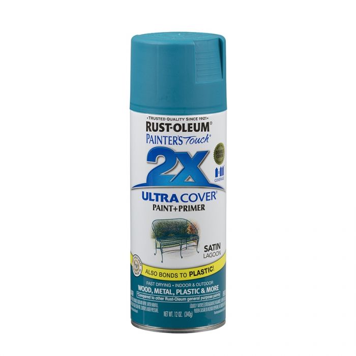 ספריי צבע 2X כחול לגונה משי RUST-OLEUM