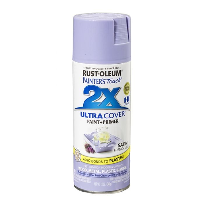 ספריי צבע 2X לילך משי RUST-OLEUM