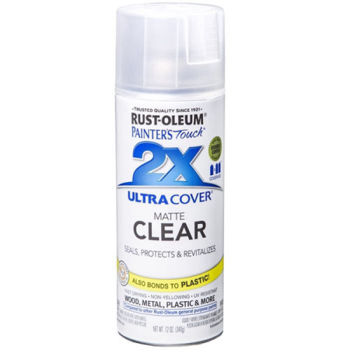 ספריי צבע 2X לכה מט RUST-OLEUM