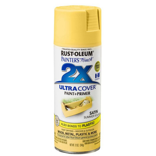 ספריי צבע 2X צהוב דלעת משי RUST-OLEUM