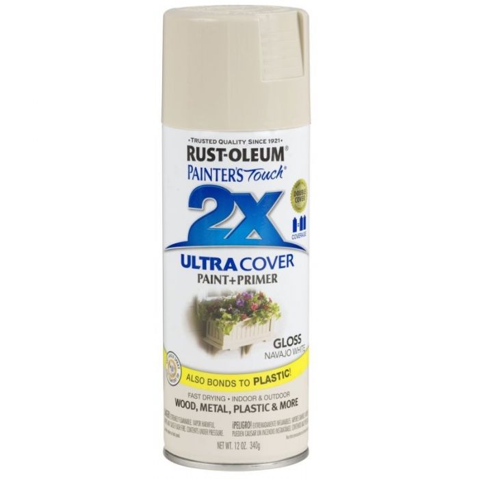 ספריי צבע 2X קרם מבריק RUST-OLEUM