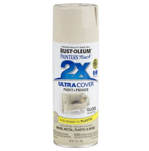 ספריי צבע 2X שקד מבריק RUST-OLEUM