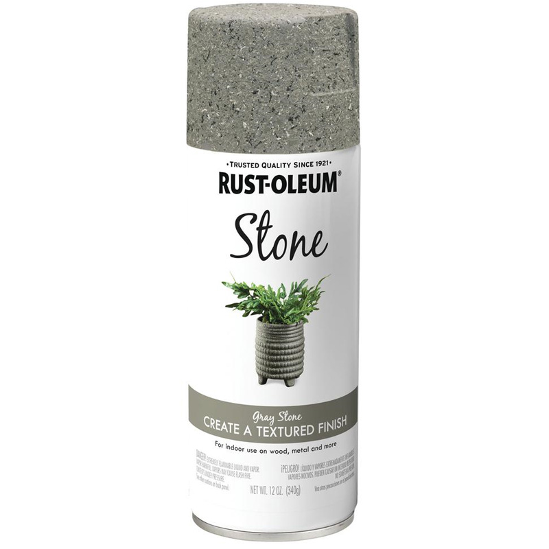 ספריי צבע אפקט אבן - אפור אבן 7992830 RUST-OLEUM